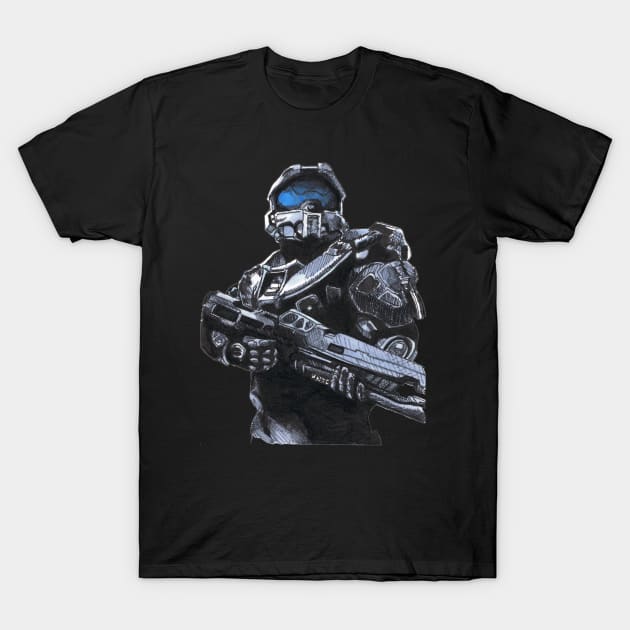 Master Chief T-Shirt by CarlaBeltra